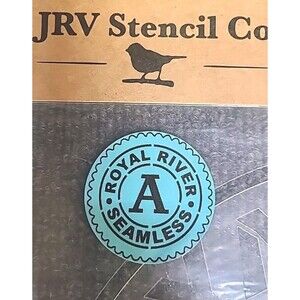 NEW JRV 15mil Reusable "Royal River" Grain Sack Stencil 11.5x11.5
